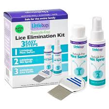 Lice comb and lice head spray