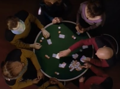 Star Trek The Next Generation – Playing Poker with Superheroes
